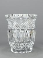 Antieke , zware kristallen vaas / bloempot - St Louise, Ophalen of Verzenden