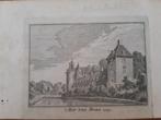 A73 / 't Hof ter Burg in Terborg Kopergravure uit 1745, Ophalen of Verzenden