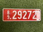 Kentekenplaat uit België, Verzamelen, Overige Verzamelen, Ophalen of Verzenden, Gebruikt