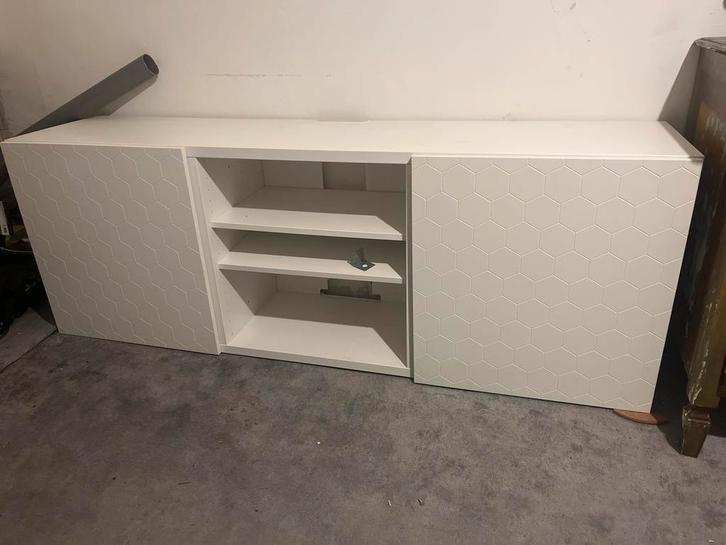 Ikea Besta kast - 180x64x42 cm, Huis en Inrichting, Kasten | Televisiemeubels, Gebruikt, 150 tot 200 cm, 25 tot 50 cm, Overige houtsoorten