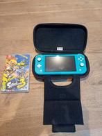 Nintendo Switch Lite Turquoise + Splatoon 3, Spelcomputers en Games, Spelcomputers | Nintendo Switch, Ophalen of Verzenden, Zonder controller