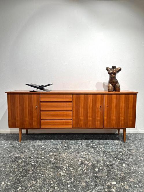Vintage Midcentury Minimalistisch Dressoir Sideboard, Huis en Inrichting, Kasten | Dressoirs, Zo goed als nieuw, 100 tot 150 cm
