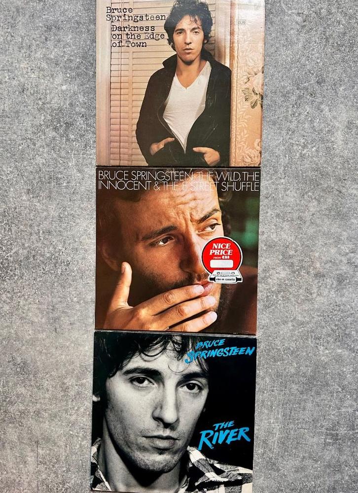 Bruce Springsteen 3x Vinyl LP, Cd's en Dvd's, Vinyl | Pop, Gebruikt, 1960 tot 1980, 12 inch, Ophalen