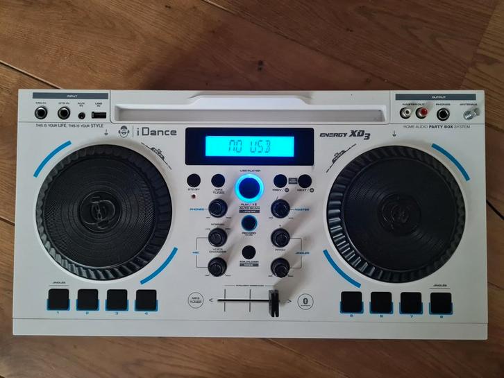iDance Energy XD3 DJ-set Bluetooth/USB/FM-tuner, Muziek en Instrumenten, Dj-sets en Draaitafels, Zo goed als nieuw, Dj-set, Overige merken