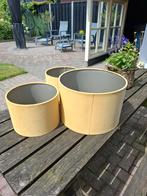 3 lampekappen okergeel, Ophalen