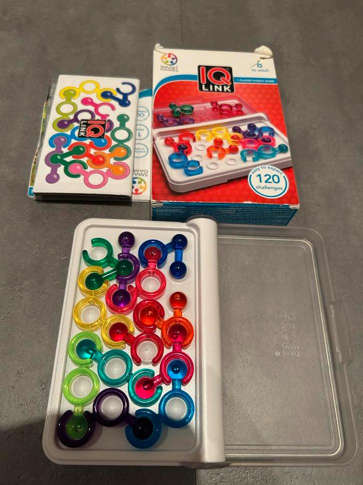 Smartgames IQ Link Puzzelspel, Kinderen en Baby's, Speelgoed | Kinderpuzzels, Zo goed als nieuw, 6 jaar of ouder, 10 tot 50 stukjes