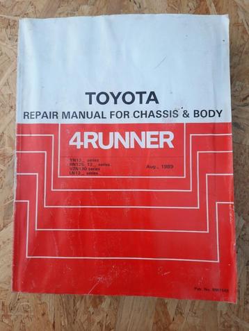 Zeer dik garage werkplaatsboek Toyota Hilux 4Runner 1989-95 beschikbaar voor biedingen