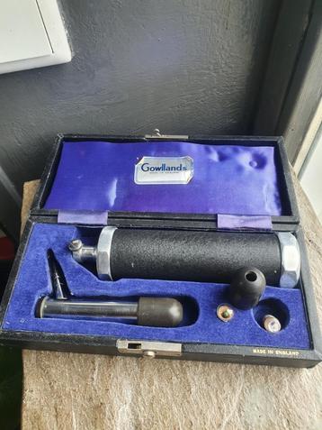 Prachtig antiek oftalmoscoop Gowllands Engeland roestvrij st beschikbaar voor biedingen