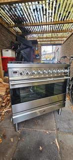 Boretti gasfornuis, Witgoed en Apparatuur, Fornuizen, Ophalen, Gebruikt, Warmhoudplaat, 60 cm of meer