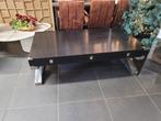 Eichholtz salon tafel uit de military black collection., Ophalen, 50 tot 100 cm, Zo goed als nieuw, Minder dan 50 cm