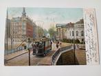 Amsterdam Plantage Middenlaan met Tram 1904, Verzamelen, Ansichtkaarten | Nederland, Ophalen of Verzenden, Voor 1920, Gelopen