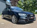 Audi A3 TFSI 3x S-Line PANO/VIRTUAL/CARPLAY/CAMERA/NAVI/CRUI, Auto's, Zwart, Leder en Stof, Zwart, Origineel Nederlands