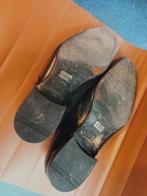 Mooie zwarte lederen Giorgio puntschoenen. Maat 48., Zwart, Giorgio, Ophalen of Verzenden, Zo goed als nieuw