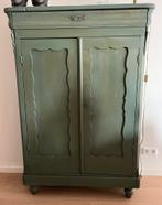 Mooie groene meidenkast, Antiek en Kunst, Ophalen