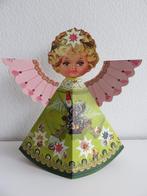 Vintage papieren adventskalender pop engel, Diversen, Kerst, Ophalen of Verzenden, Zo goed als nieuw