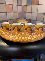 Konitz,4 vintage espresso/mokka kop en schotel,Raffello, Antiek en Kunst, Ophalen of Verzenden