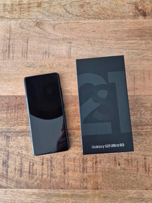 Samsung S21 ultra, net scherm, Telecommunicatie, Mobiele telefoons | Samsung, Gebruikt, Galaxy S21, 256 GB, Zwart, Ophalen