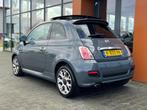 Fiat 500 0.9TwinAir Turbo|Elektrisch Panodak|AUX|Leer|6bak, Te koop, Zilver of Grijs, Geïmporteerd, Benzine