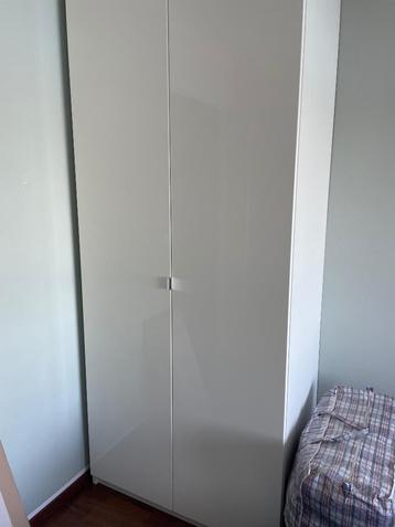IKEA Pax + deuren Fardal hoogglans wit 150cm (100+50)