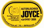 Sticker auto Rijschool Joyce Sprang-Capelle, Verzenden, Zo goed als nieuw, Overige typen