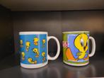 Looney tunes tweety mokken, Huis en Inrichting, Gebruikt, Ophalen of Verzenden, Overige stijlen, Kop(pen) en/of Schotel(s)
