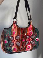 Vintage Y2K gestreepte Oilily corduroy schouder tas, Sieraden, Tassen en Uiterlijk, Tassen | Schoudertassen, Oilily, Gebruikt