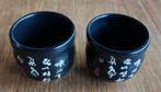 2 chinese bakjes voor waxinelichtjes aardewerk, Verzenden, Gebruikt, Overige materialen, Minder dan 25 cm