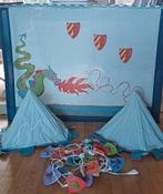 Versieringen voor stoere ridders Draken Vaandel, tent, lamp, Ophalen of Verzenden