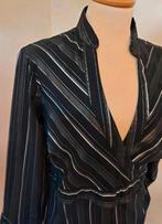 Mooie blouse John Richmond  Maat L  42-44, Overige typen, Zwart, Maat 42/44 (L), Ophalen of Verzenden
