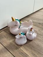 Badspeelgoed unicorn + 2 baby’s, Ophalen of Verzenden, Zo goed als nieuw