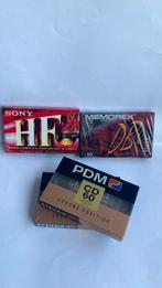 Cassettebandjes Sony, Memorex, PDM 60minutes, Verzenden, Zo goed als nieuw, Overige genres, 2 t/m 25 bandjes