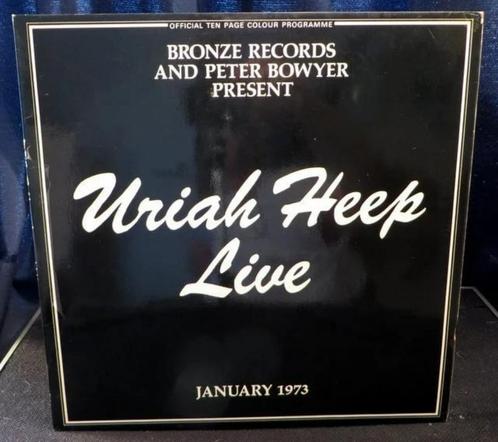 Uriah Heep ‎– Uriah Heep Live (1973), Cd's en Dvd's, Vinyl | Hardrock en Metal, Gebruikt, Ophalen of Verzenden