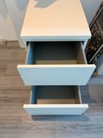 Ikea Nachtkastje met 2 lades, Ophalen, Gebruikt, Minder dan 45 cm, Minder dan 55 cm