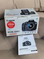 Canon EOS 1300D (maar 1x gebruikt!), Audio, Tv en Foto, Fotocamera's Digitaal, 18 Megapixel, Spiegelreflex, Canon, Ophalen of Verzenden