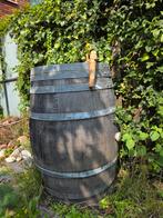 Houten Regenton met Kraan, Tuin en Terras, Regentonnen, Ophalen, Gebruikt, Met kraantje, 75 tot 150 liter