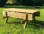 Picknicktafel 180 cm., grenenhout, en Douglas kinderpicknick, Ophalen, Nieuw, Hout