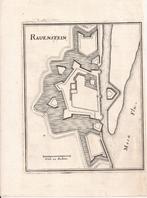 Ravestein Ravenstein vestingkaart Merian 1659, Antiek en Kunst, Ophalen of Verzenden