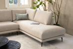 Bella Milano Soof's Interieur 2,5 zit Ottoman in CHOCOLADE, Ophalen, 250 tot 300 cm, Hoekbank, Zo goed als nieuw