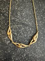 Double gouden ketting, Ophalen of Verzenden, Zo goed als nieuw, Goud, Overige materialen