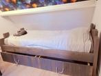 Stoere Rockwood Bed met grote Laden 90x200 Massief Hout, Ophalen of Verzenden, Zo goed als nieuw, 180 cm of meer, 85 tot 100 cm