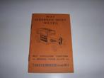 Tarievenboekje Amsterdamse Taxi, CITAX 1933, Folder, Gelezen, Amsterdamse Taxi, Verzenden