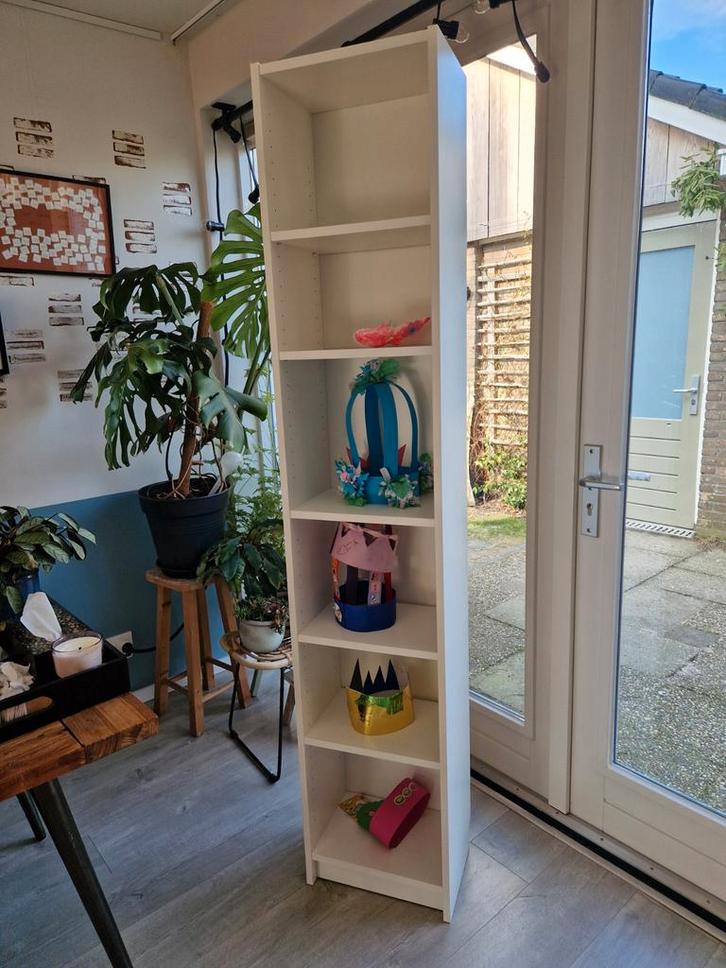 Ikea Billy 202 cm hoog, Huis en Inrichting, Kasten | Boekenkasten, Zo goed als nieuw, 200 cm of meer, 25 tot 50 cm, Ophalen