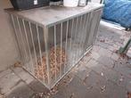 Groot RVS hondenbench/nachthok., Dieren en Toebehoren, Hondenbenches, Ophalen