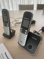 Panasonic huistelefoon, Telecommunicatie, Gebruikt, Ophalen of Verzenden, 2 handsets