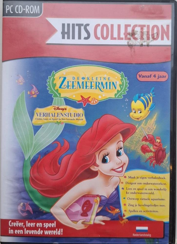 CDROM De kleine Zeemeermin Disney KRASVRIJ 4+, Spelcomputers en Games, Games | Pc, Zo goed als nieuw, Simulatie, 1 speler, Vanaf 3 jaar