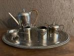 Zilverkleurig thee servies, Antiek en Kunst, Antiek | Keukenbenodigdheden, Ophalen of Verzenden