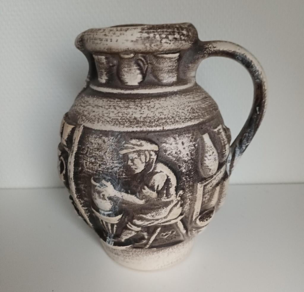 Vintage J.L. Knödgen kruik/vaas uit West-Germany , Ophalen of Verzenden