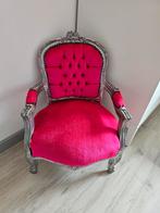 Brocante / prinsessen kinderstoel roze, Kinderen en Baby's, Kinderkamer | Tafels en Stoelen, Ophalen, Zo goed als nieuw, Stoel(en)