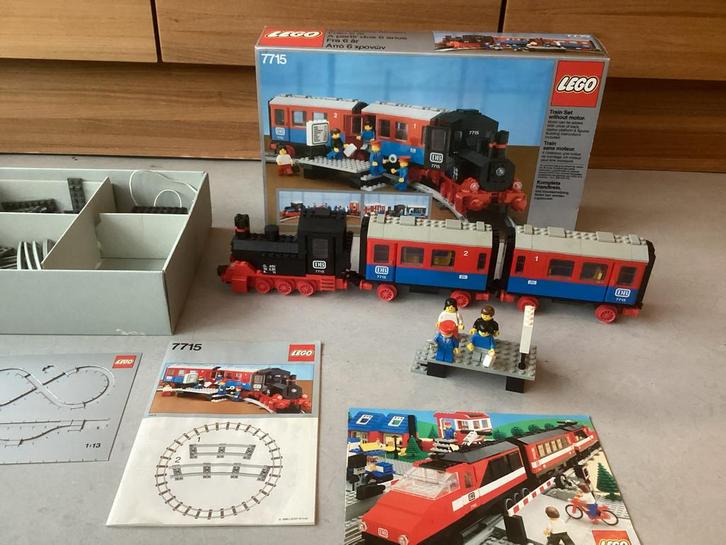 Vintage Lego Trein Set 7715 - Compleet!, Kinderen en Baby's, Speelgoed | Duplo en Lego, Zo goed als nieuw, Lego, Complete set