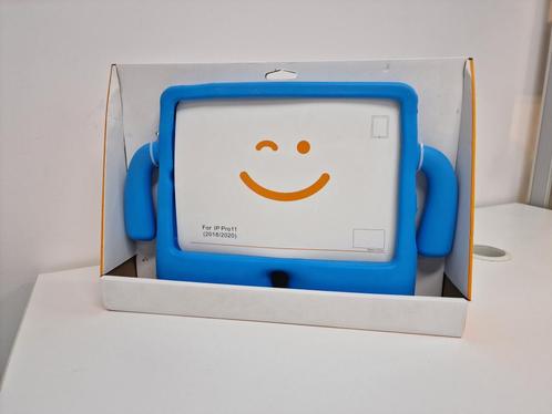 Kinderhoes Blauw - Ipad Pro 11 inch - Z4/P3, Computers en Software, Tablet-hoezen, Nieuw, Bescherming voor- en achterkant, 11 inch